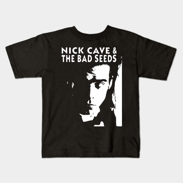 Nick Cave and the Bad Seeds Kids T-Shirt by innerspaceboy